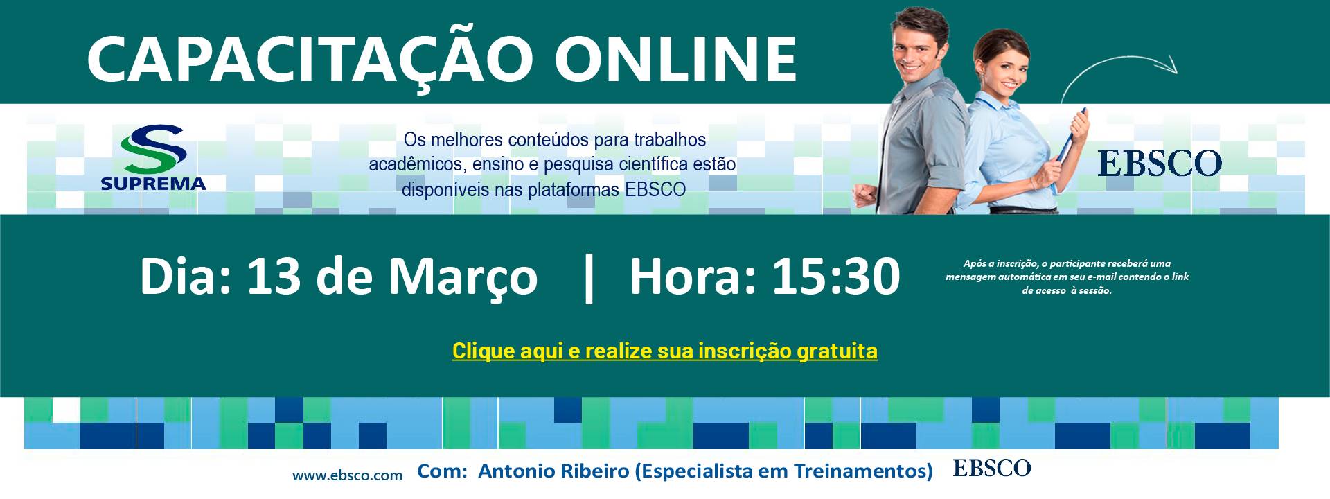 Capacitação online EBSCO