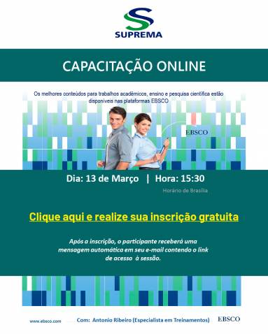 Capacitação online EBSCO