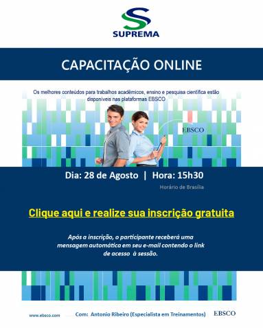 Capacitação online EBSCO